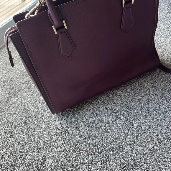 Michael Kors Plum Satchel - Picture 7 of 14
